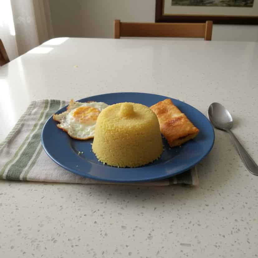 Cuscuz Nordestino no Prato
