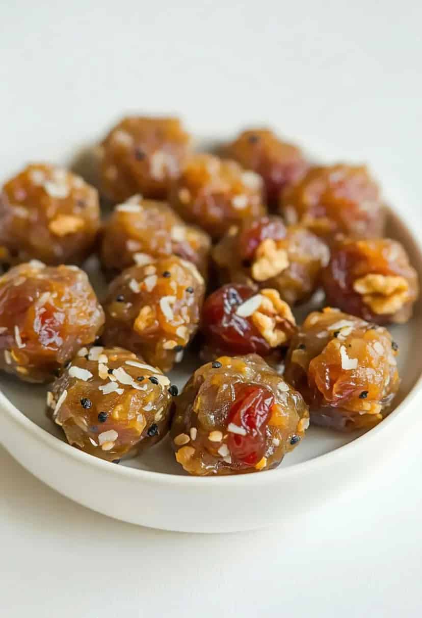Bolinhas de Tâmara e Nozes