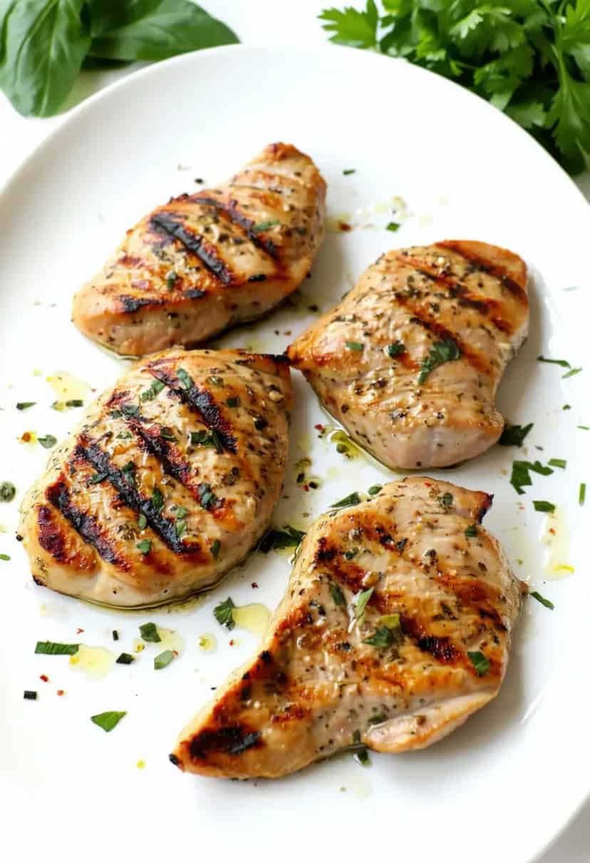 Frango Grelhado com Ervas e Limão Fácil
