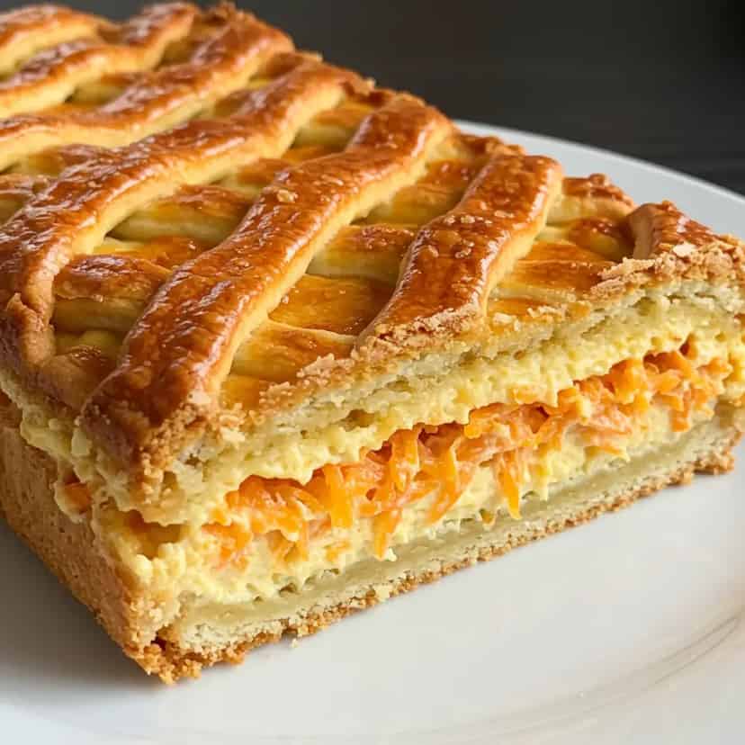 Empadão de frango com palmito