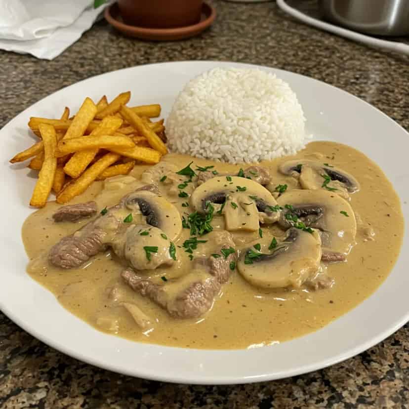 Estrogonofe de Carne Fácil