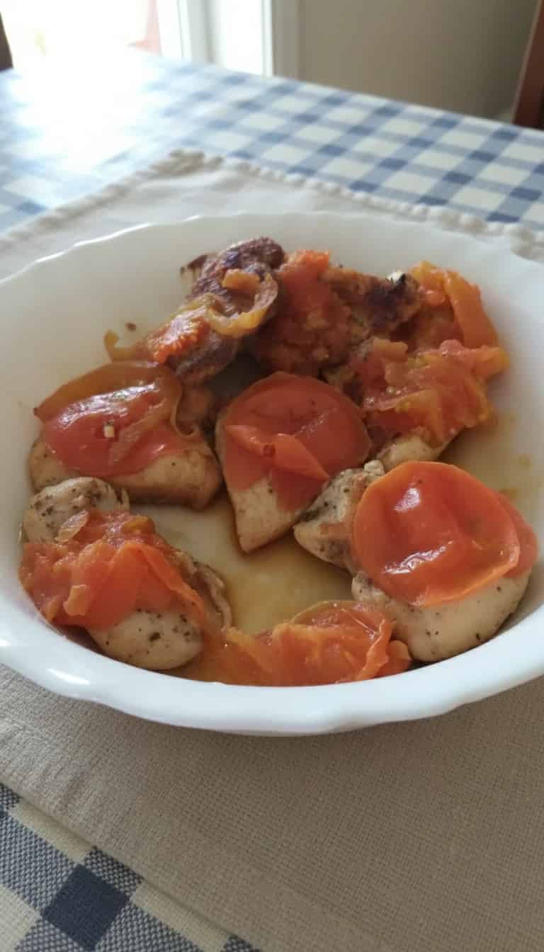Filé de Frango Grelhado com Tomates