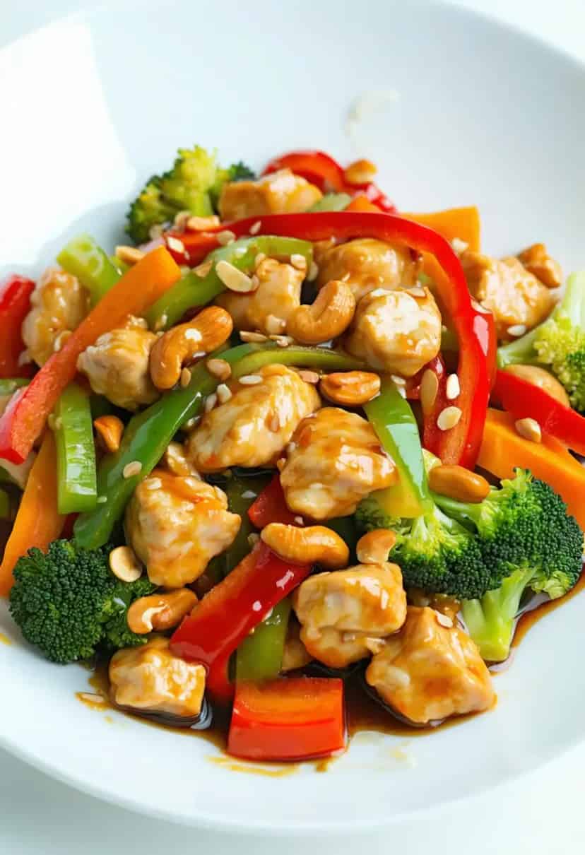 Frango Xadrez com Legumes