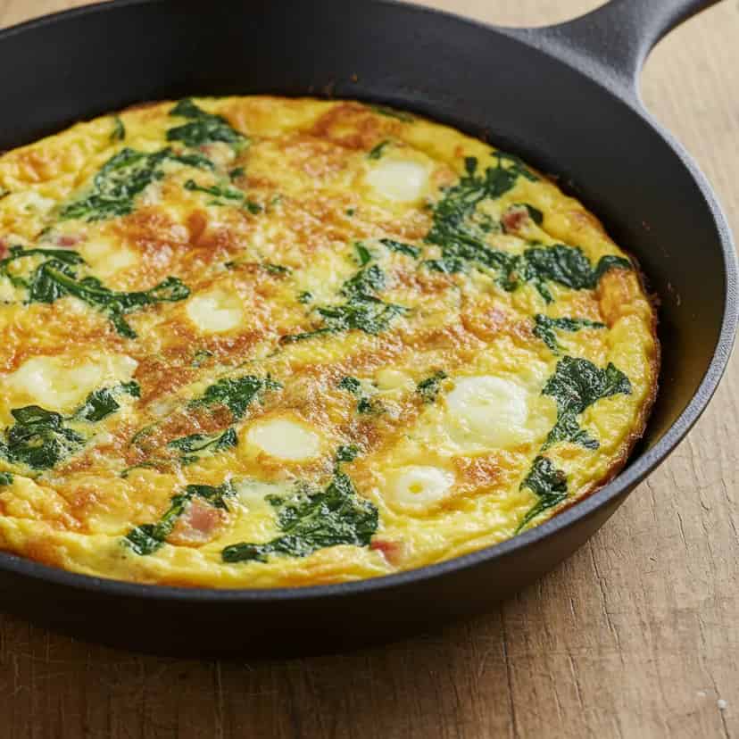 Fritada de Batata com Bacon e Parmesão