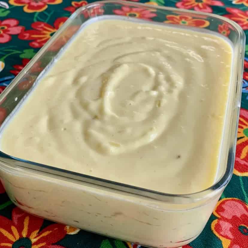 Gelado de abacaxi