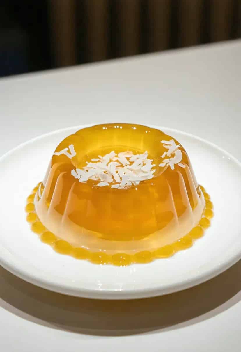 Gelatina de Leite de Coco