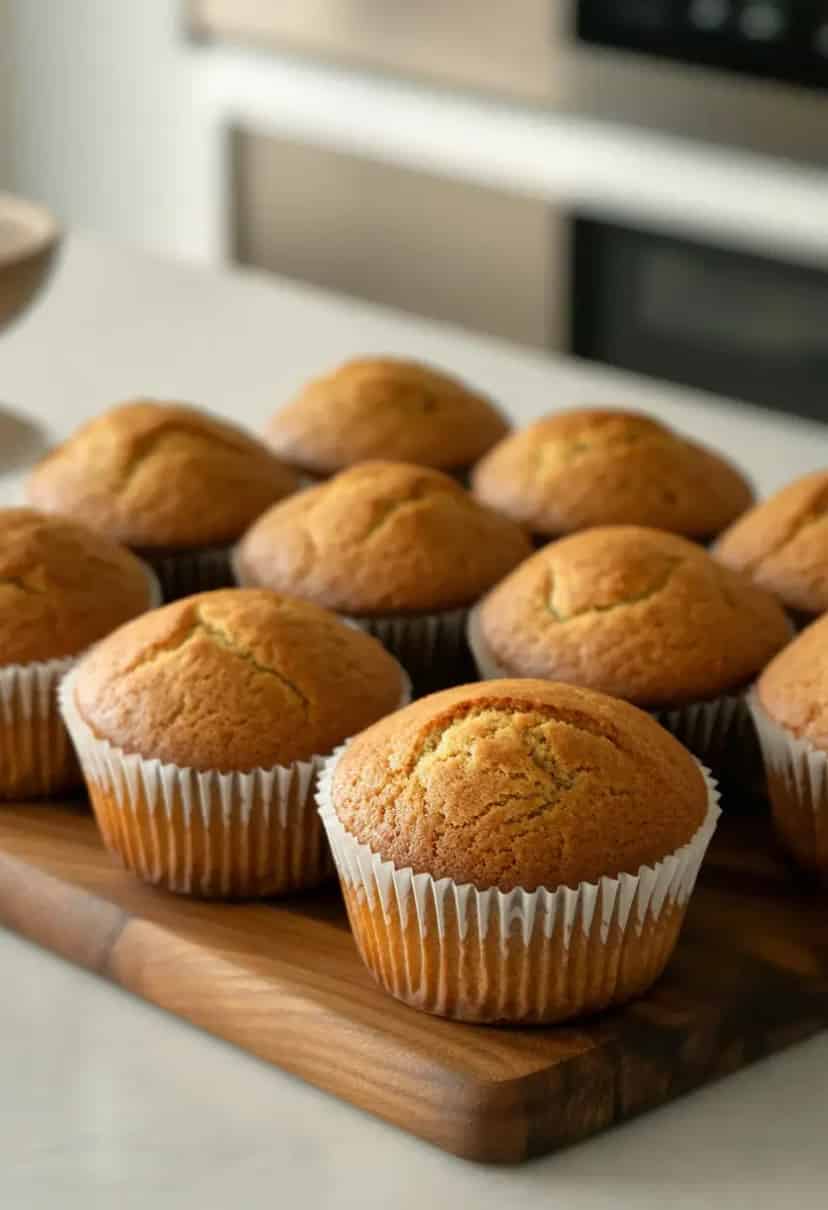 Muffins de Pão de Gengibre