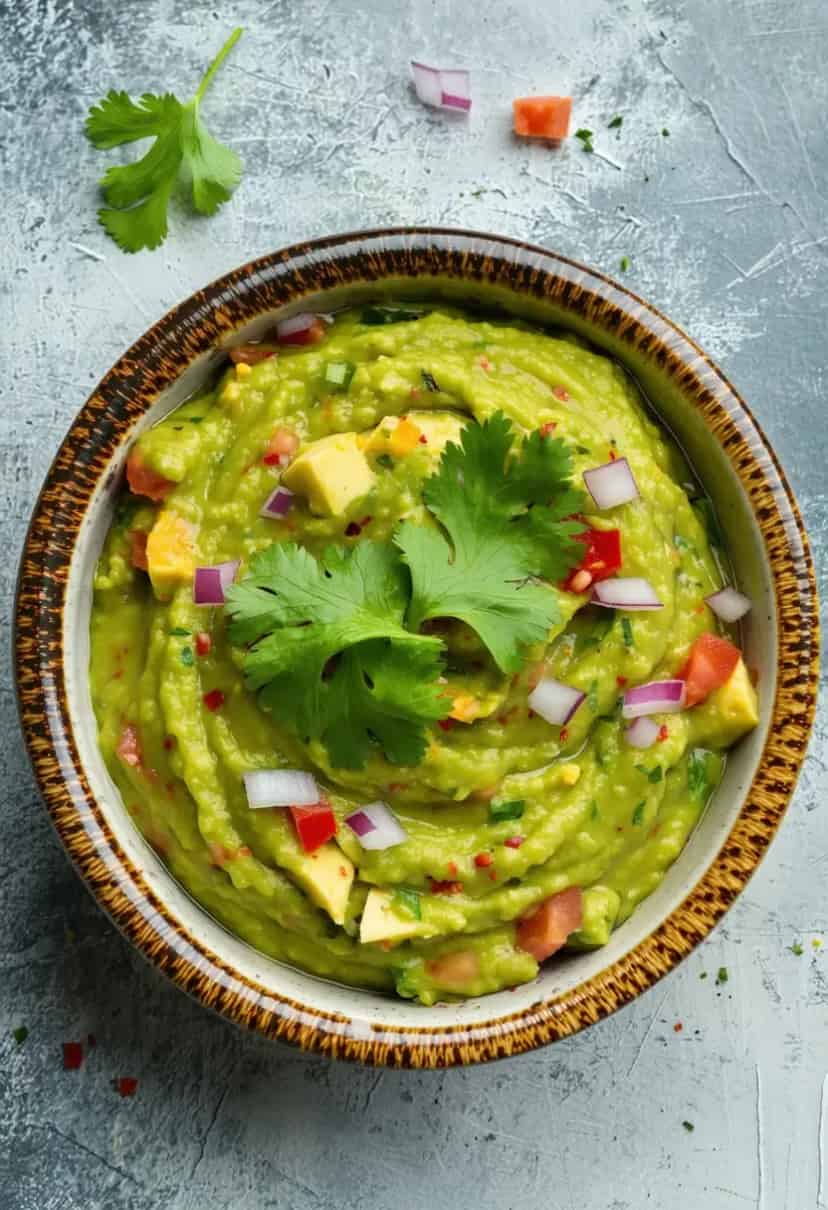 Guacamole com Abacate e Limão