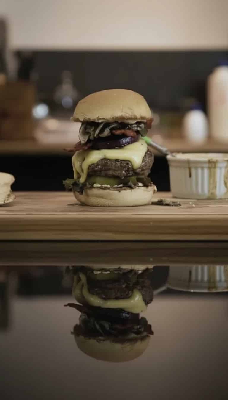 Hambúrguer de Acém Recheado