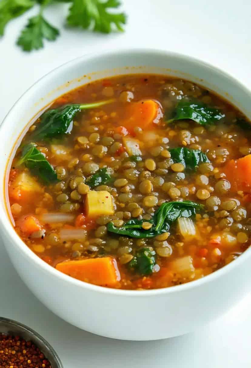 Sopa Saudável de Lentilha