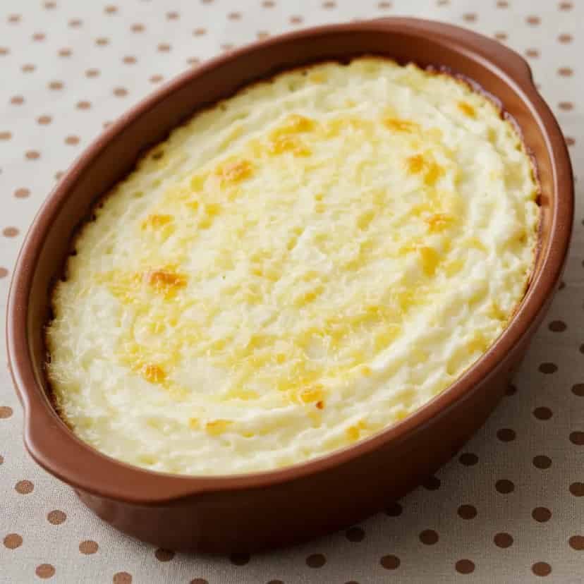 Lasanha de purê de batata e frango