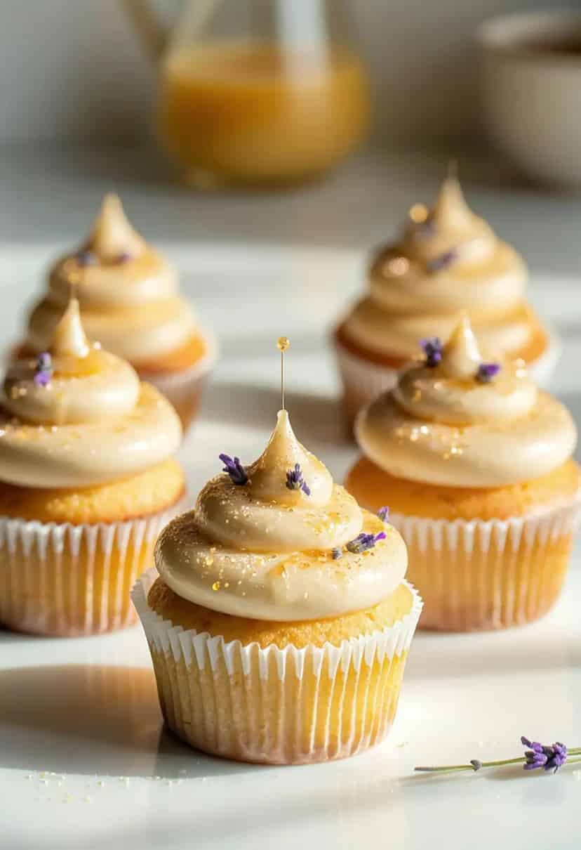 Cupcakes de Mel de Lavanda