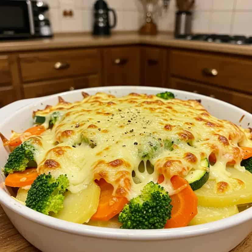 Legumes gratinados
