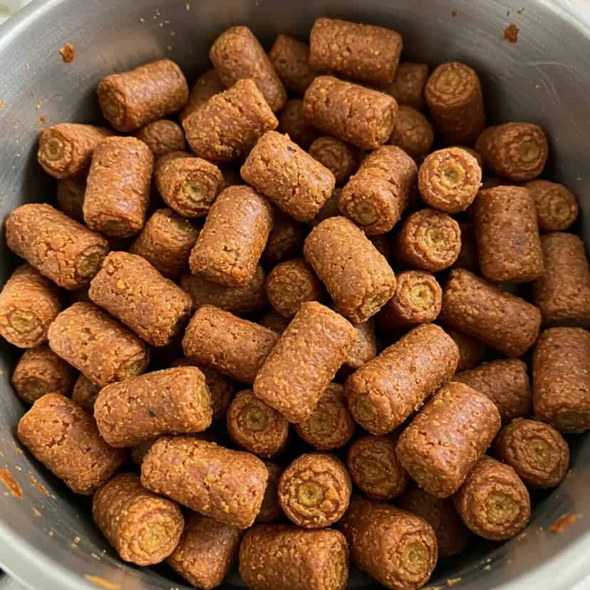 Linguiça na panela de pressão