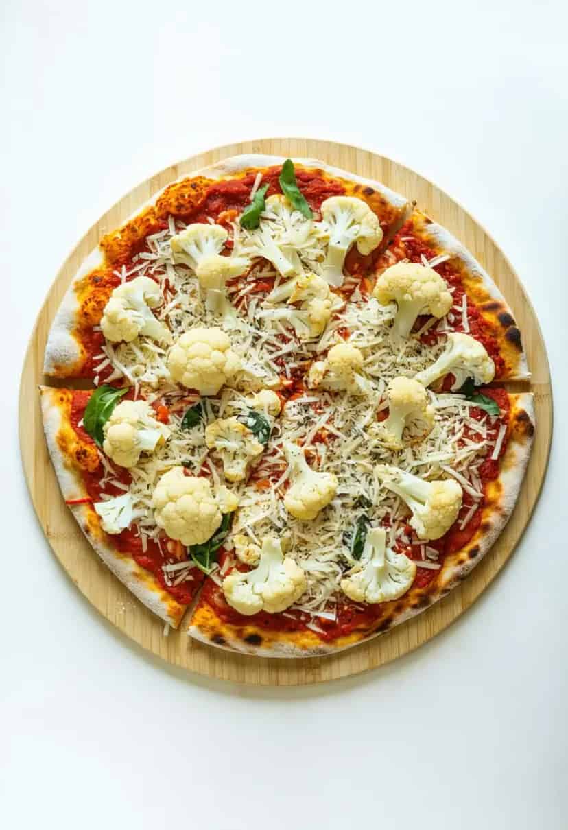 Pizza de Caulífor Low Carb