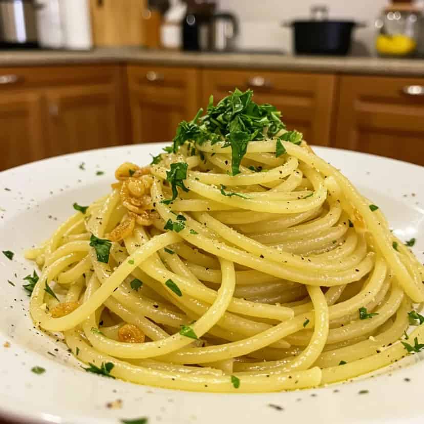 Macarrão alho e óleo