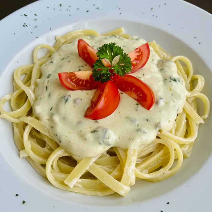 Macarrão ao molho de gorgonzola