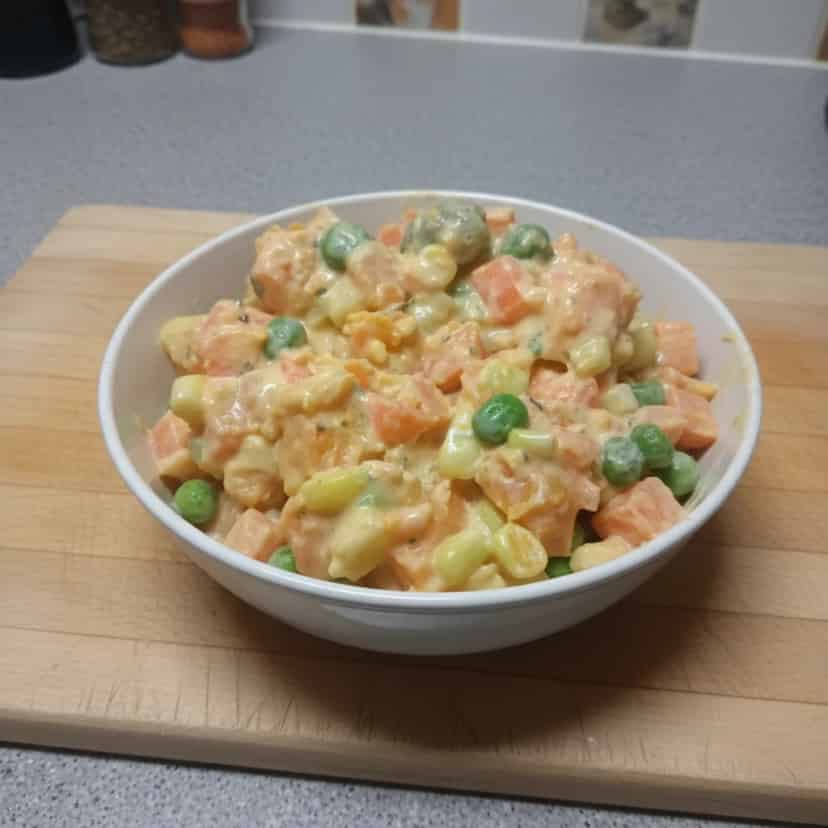 Maionese de batata doce
