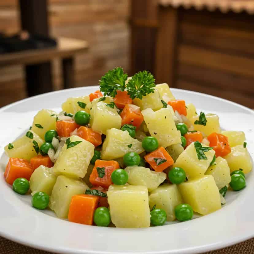 Maionese de legumes para churrasco