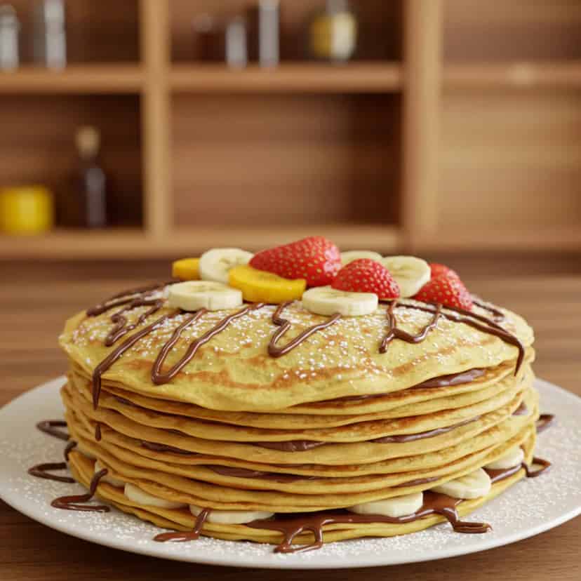 Massa de Panqueca Doce