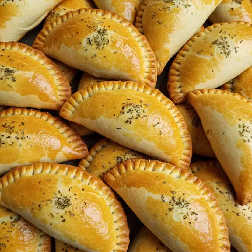 Massa de pastel assado de guaraná