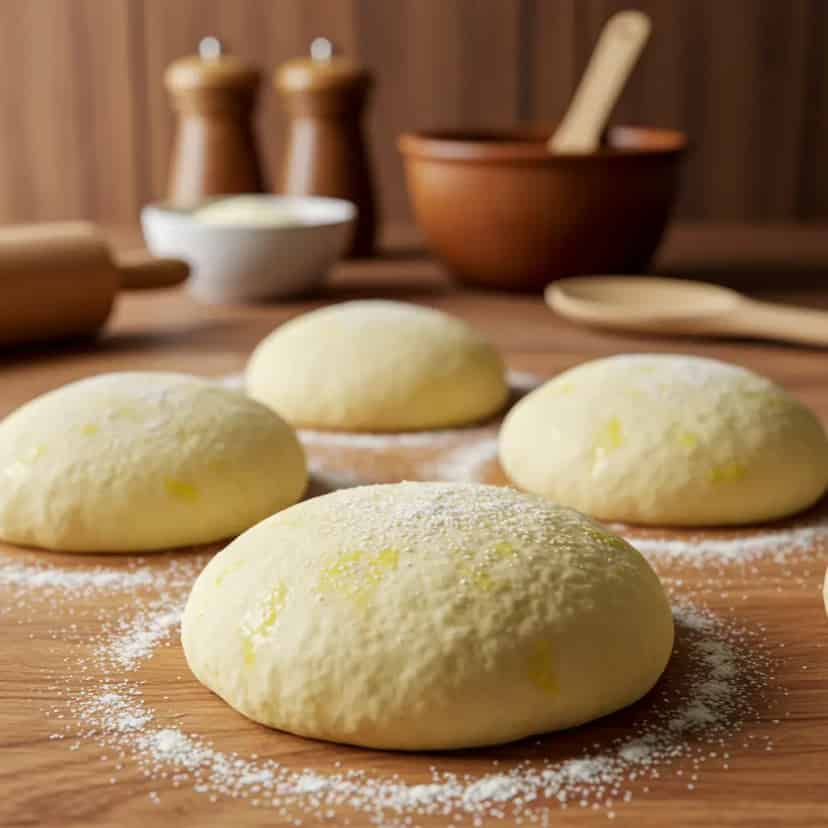 Massa de pizza italiana deliciosa