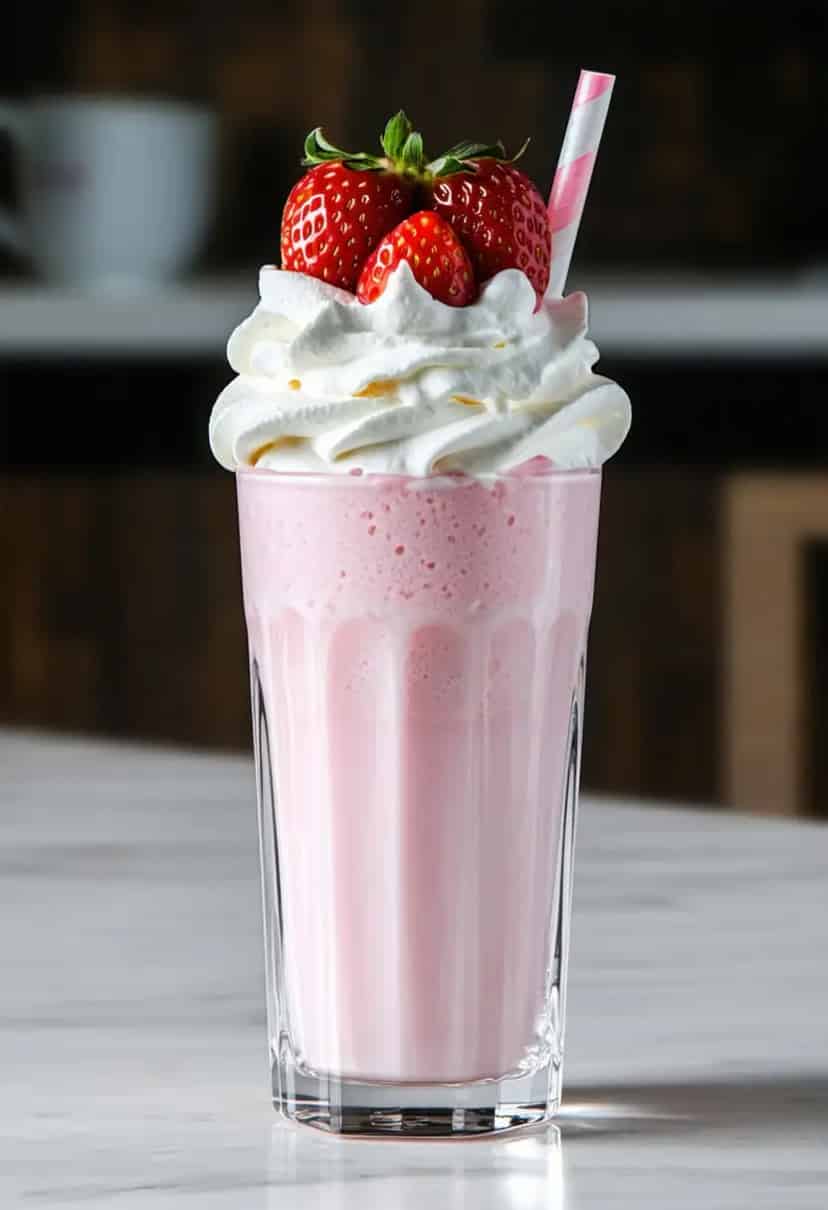 Milkshake de Morango Congelado
