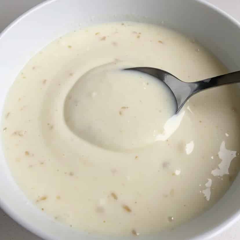 Mingau de aveia rapidinho