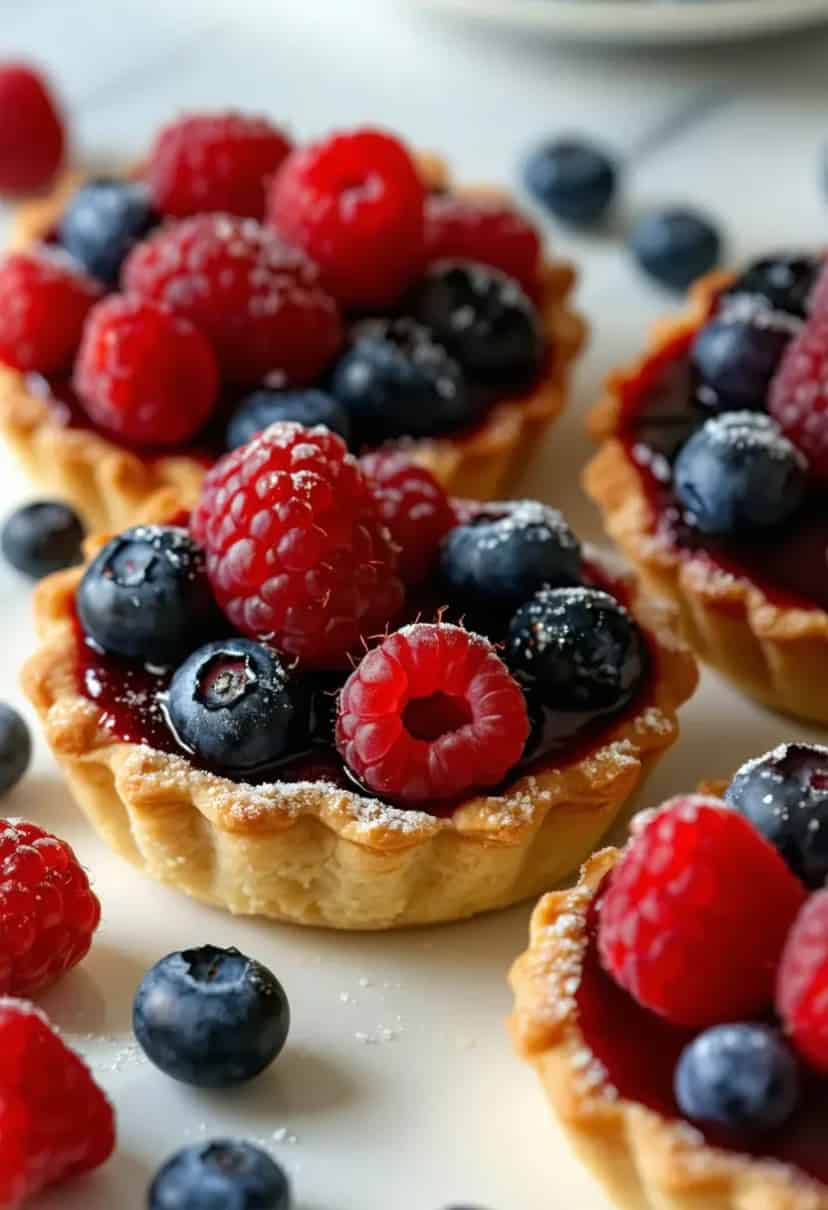 Tortinhas de Frutas Vermelhas