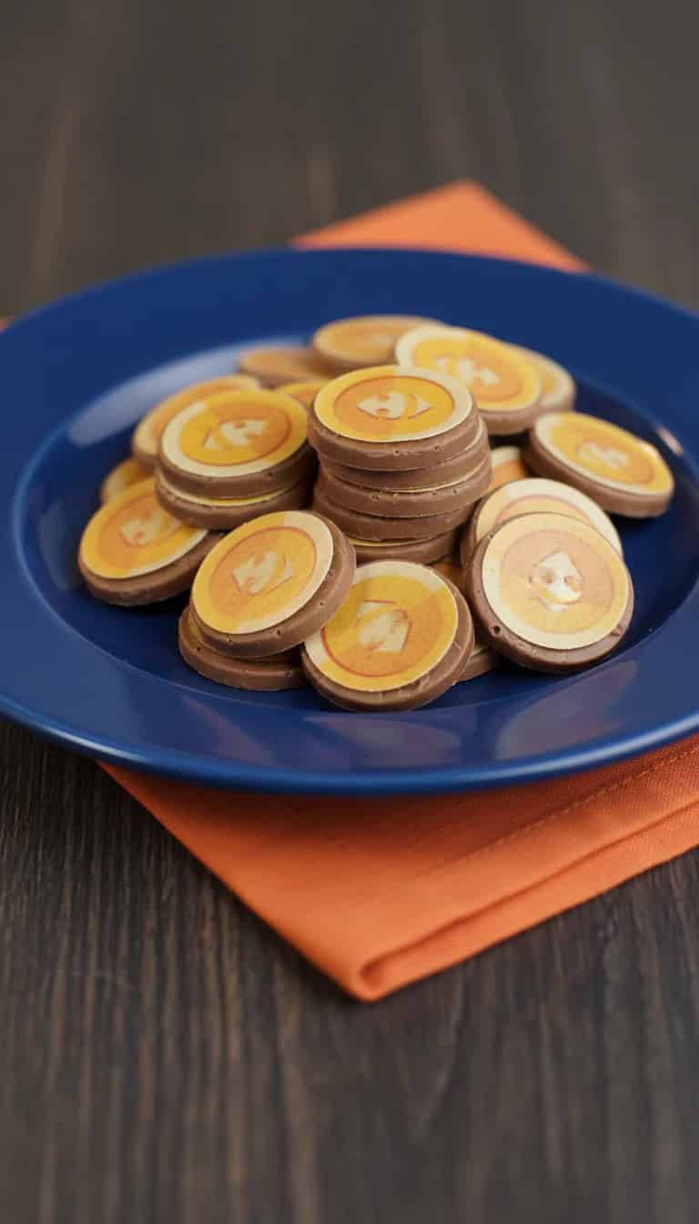 Moedas de Chocolate ao Leite