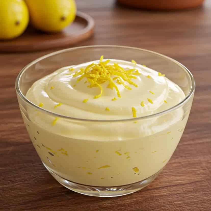 Mousse de limão rápido