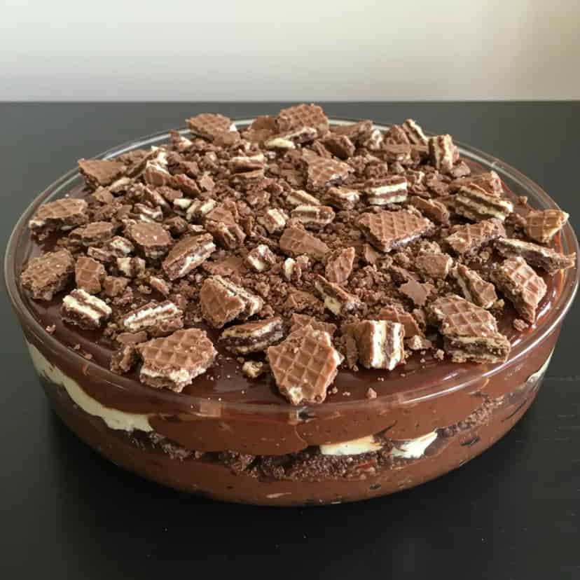 Mousse trufado para o réveillon