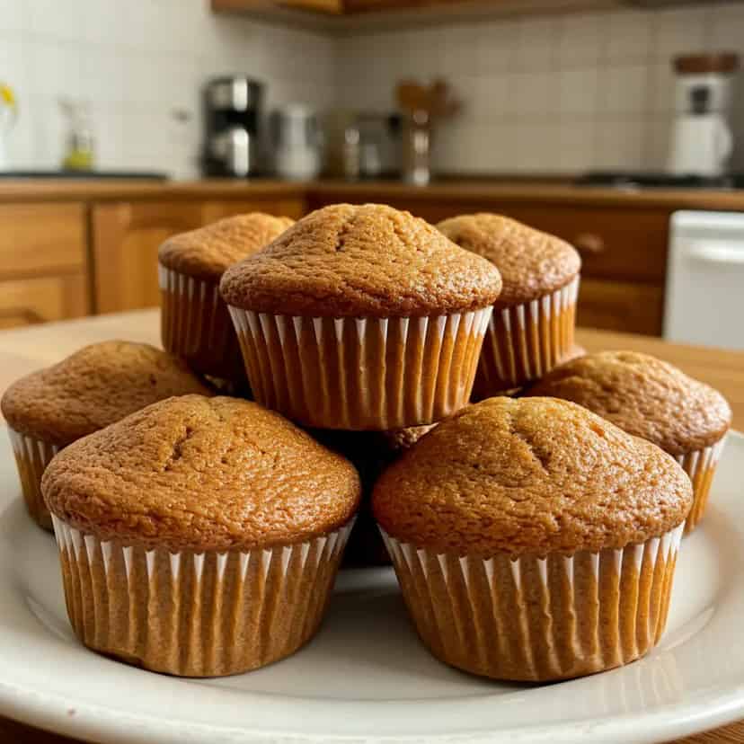 Muffin de Banana e Aveia Fit