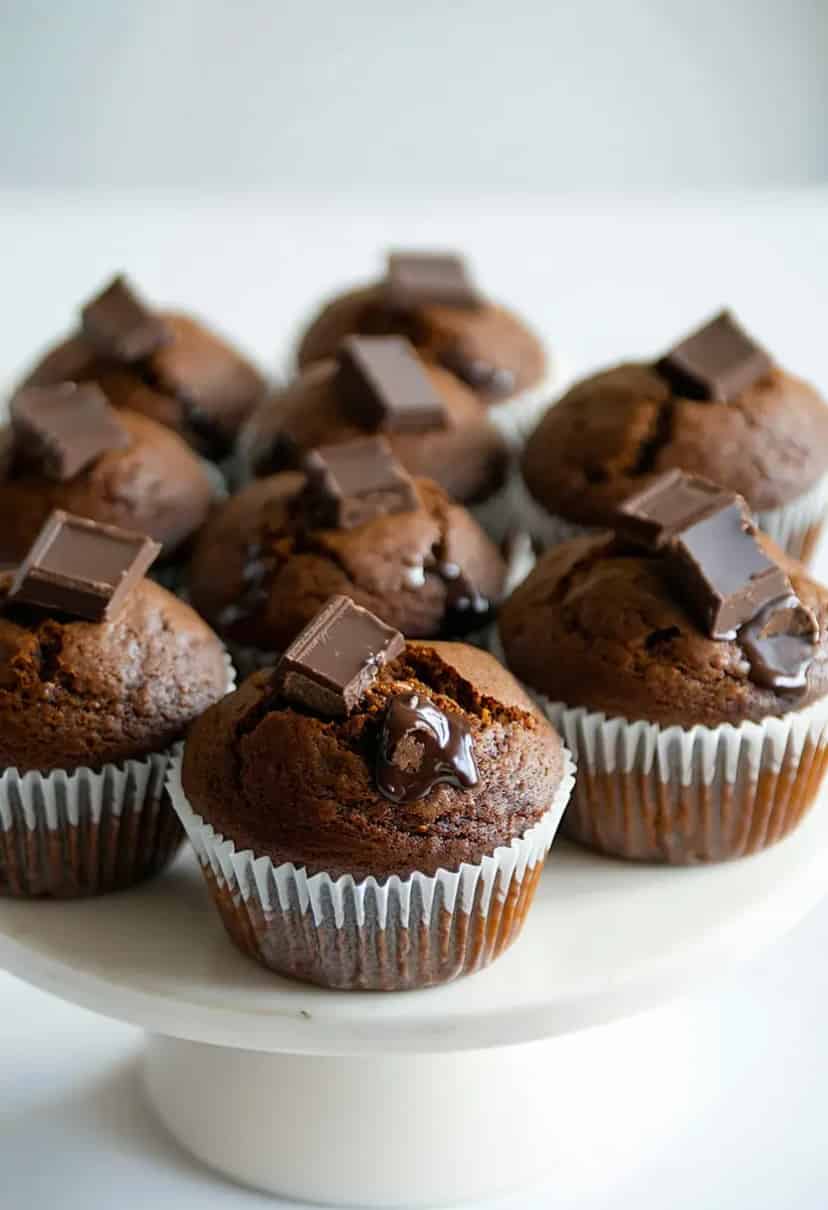 Muffin Low Carb de Chocolate