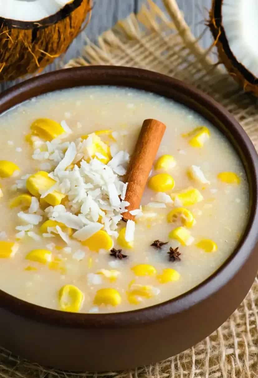 Mungunzá com Leite de Coco