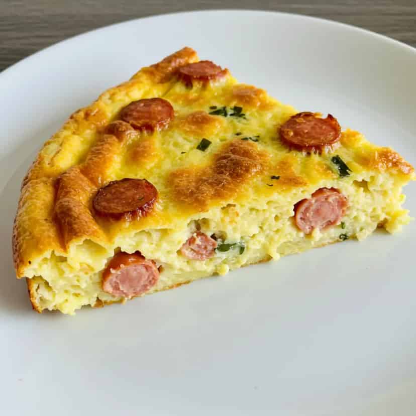Omelete de Forno com Linguiça Toscana