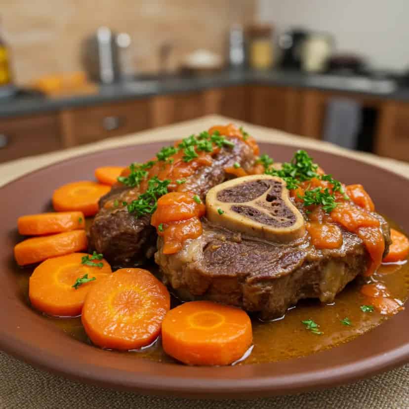 Ossobuco na pressão - fácil e delicioso