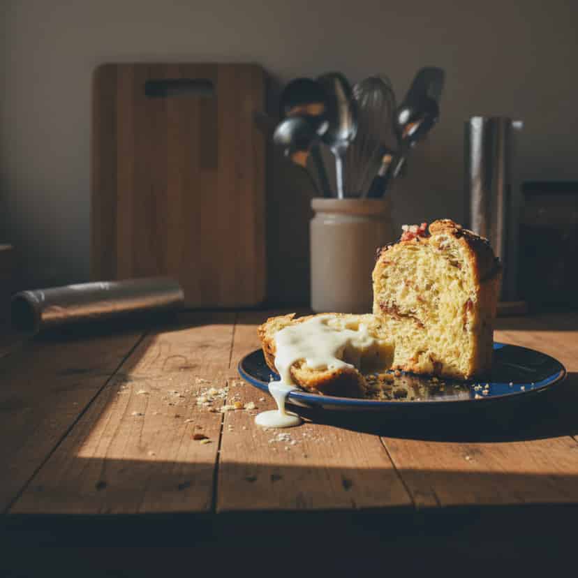Panetone de Caneca no Microondas
