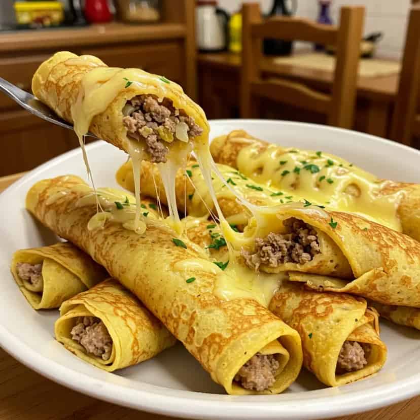 Panqueca de carne moída
