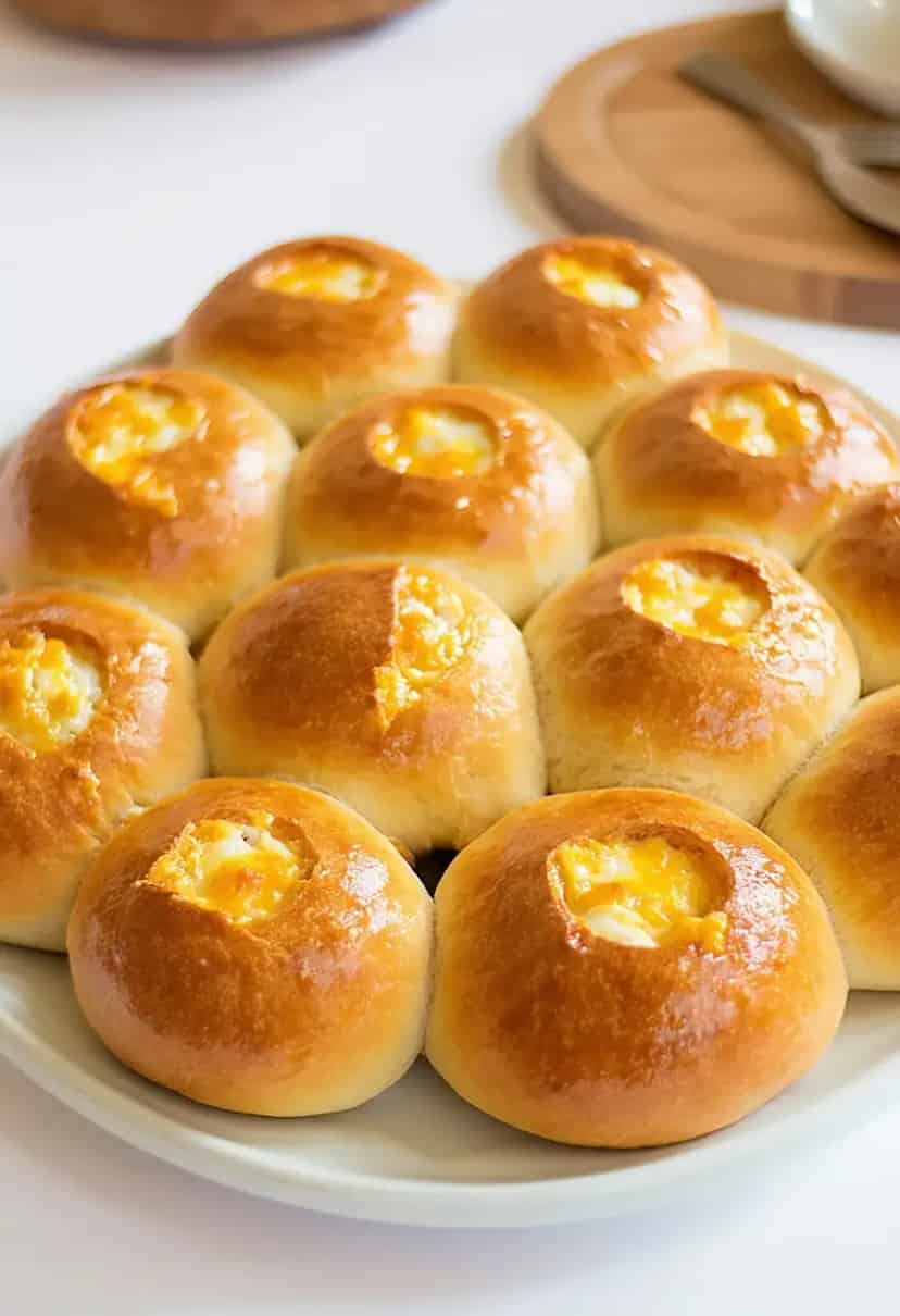Pãozinho de Fubá com Queijo