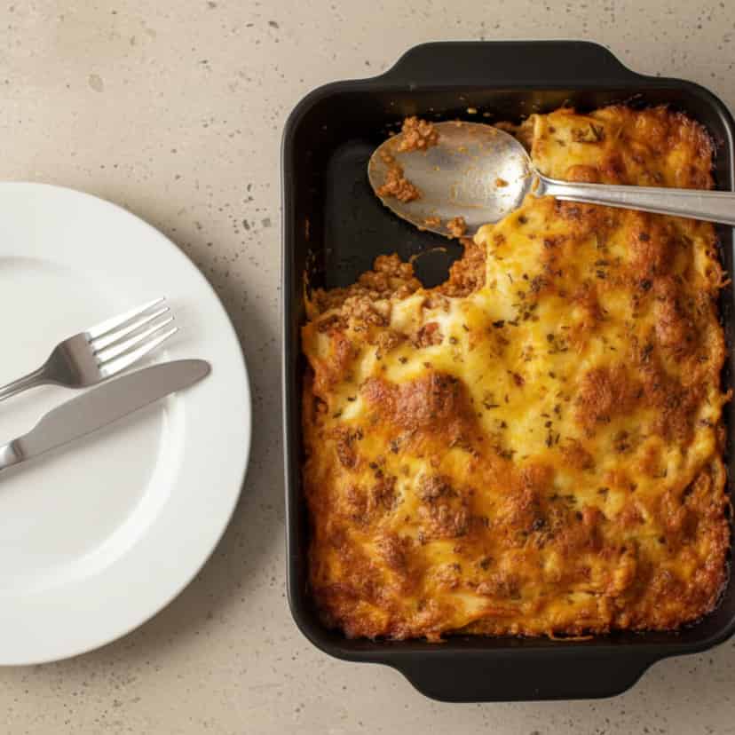 Parmegiana de carne moída