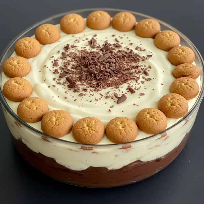 Pavê de chocolate maravilhoso