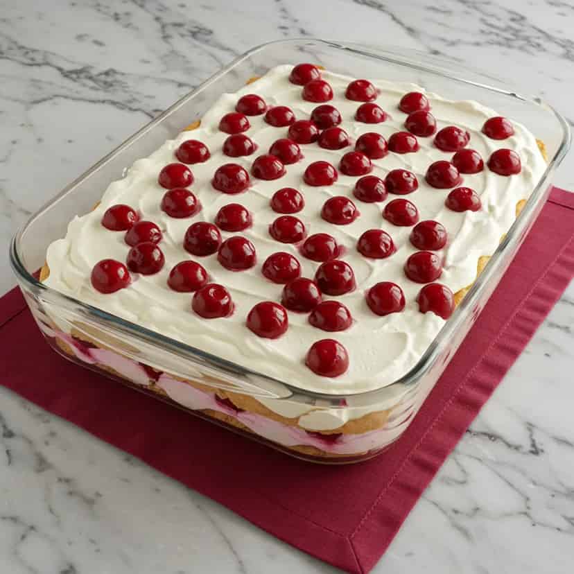 Pavê de Natal com Chocolate Branco