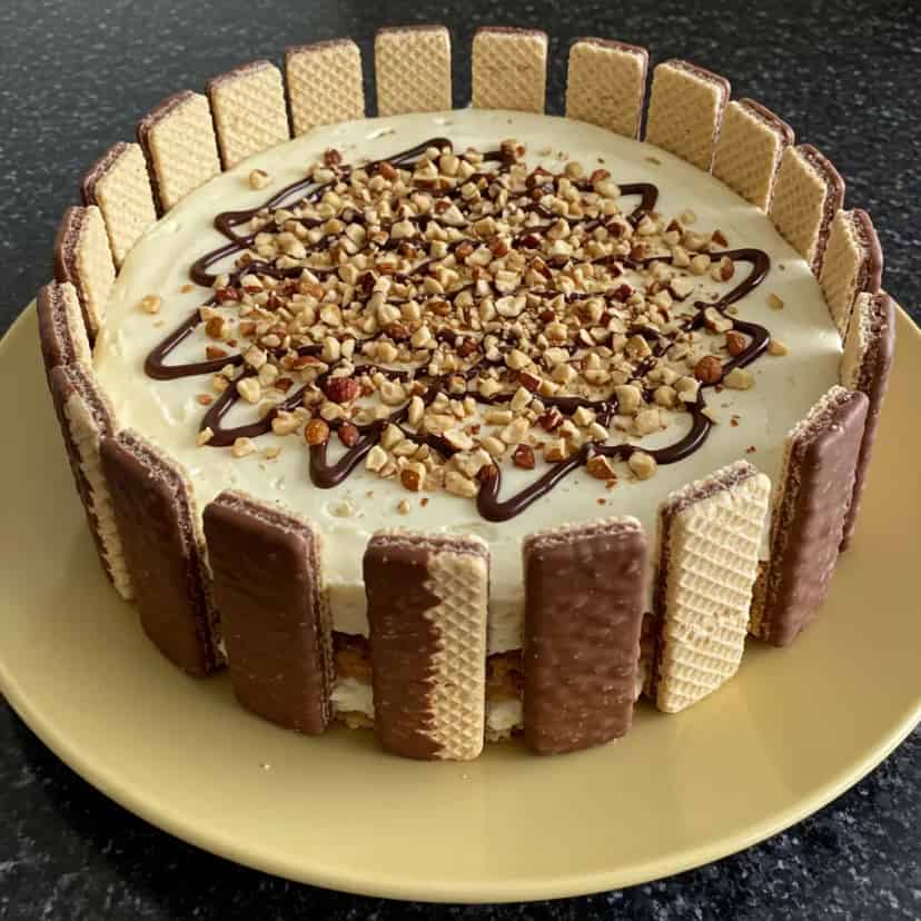 Pavê Natalino de Bis e Chocolate