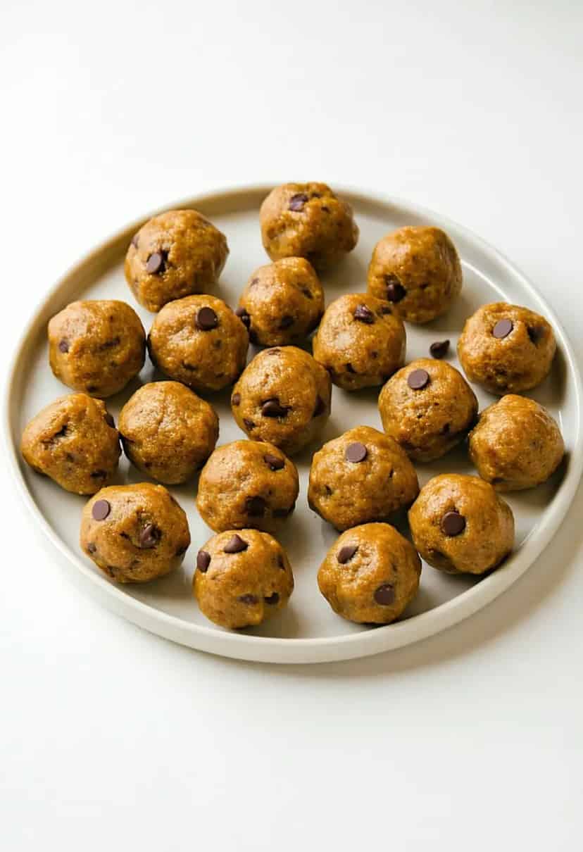 Bolinhas de Manteiga de Amendoim Ricas em Proteína