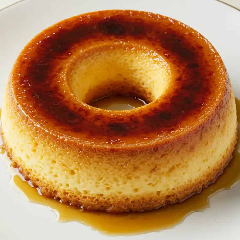 Pudim de leite em pó na airfryer