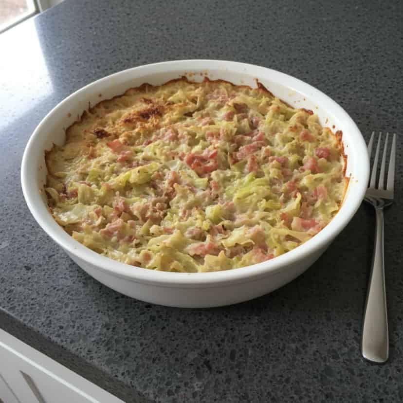 Quiche de Couve-Flor e Presunto