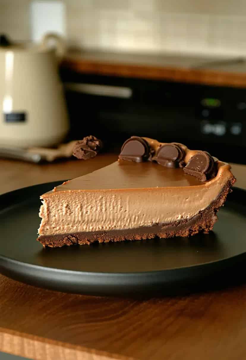 Torta de Queijo Chocolate Sem Assar