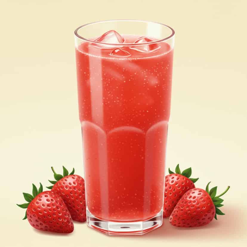 Refrescante Coquetel de Morango