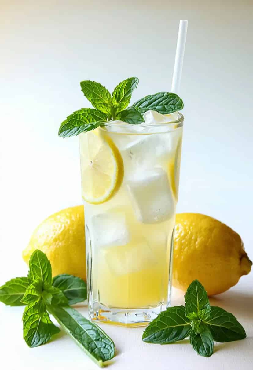 Refresco de Limão com Menta